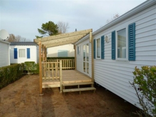 Les mobilhomes du camping